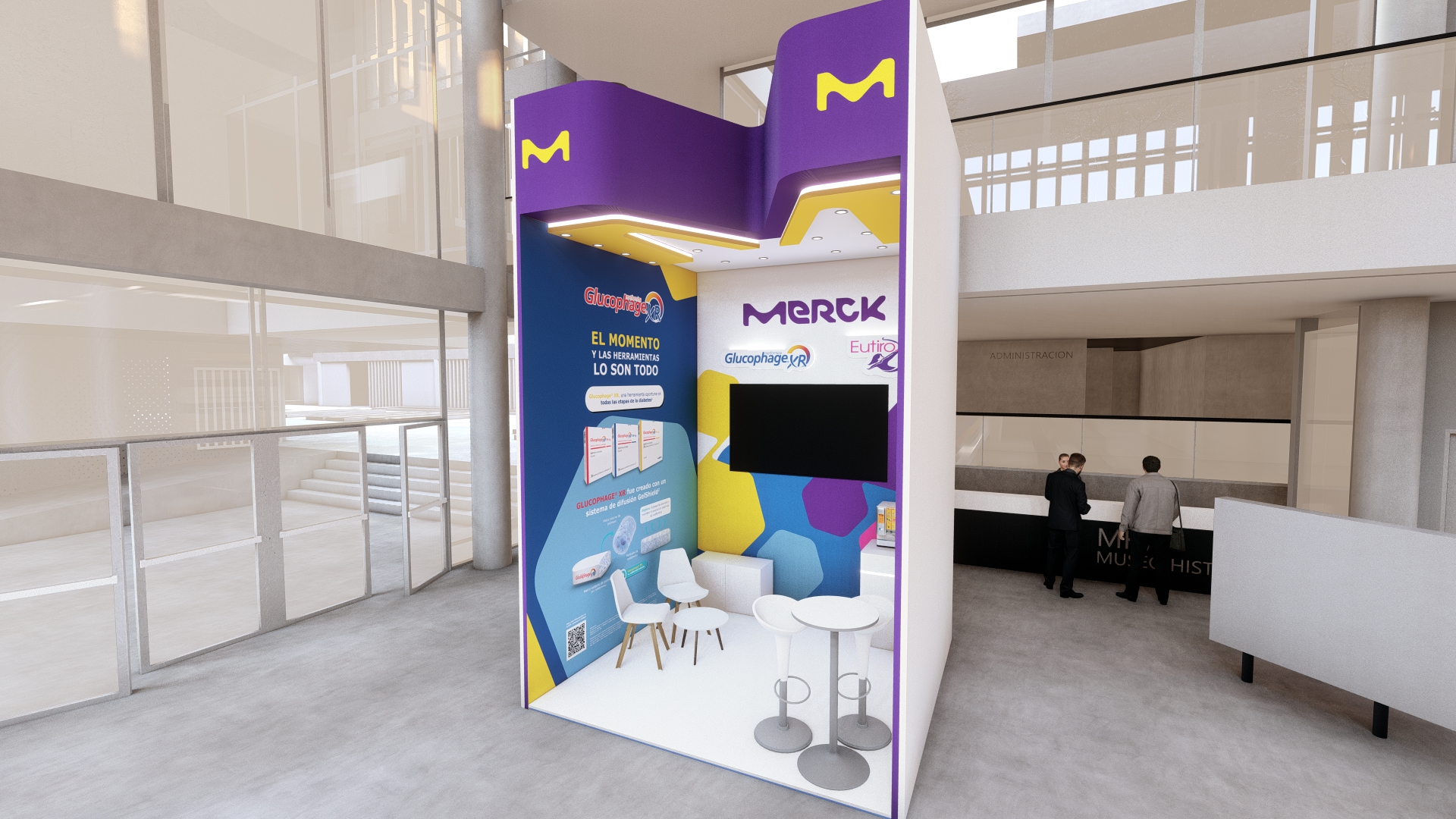 默克展位搭建-1