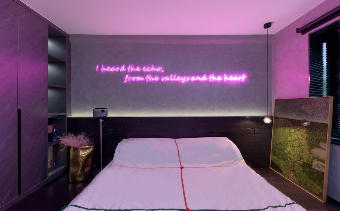 工业风极简温馨小家设计-41