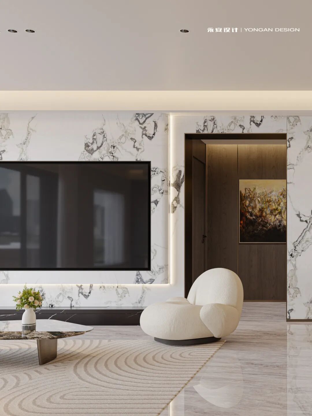 永安新作丨豪园居175M²【木纹之语·岩纹之声】-14