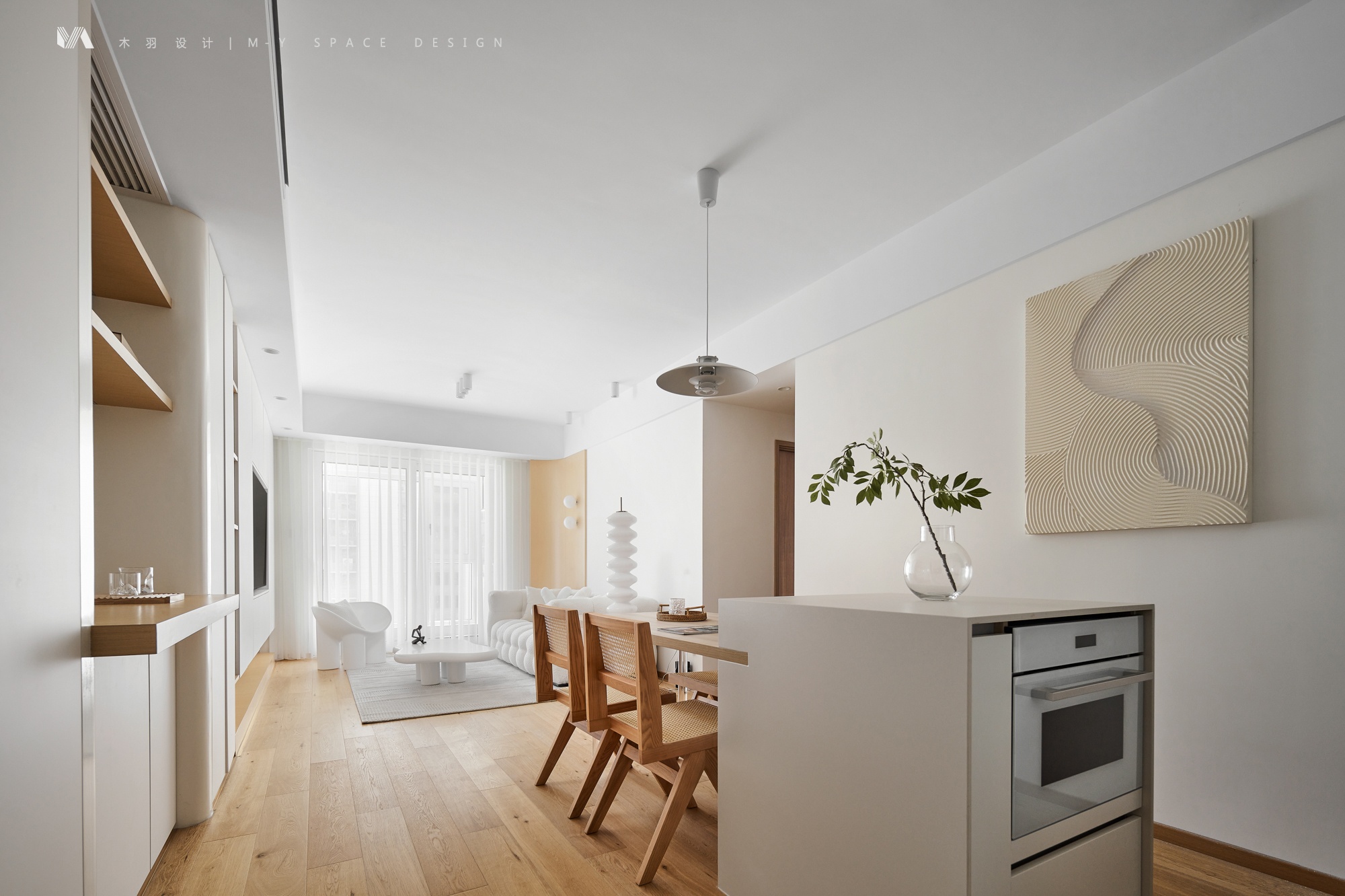 112㎡简约原木风平层设计-9