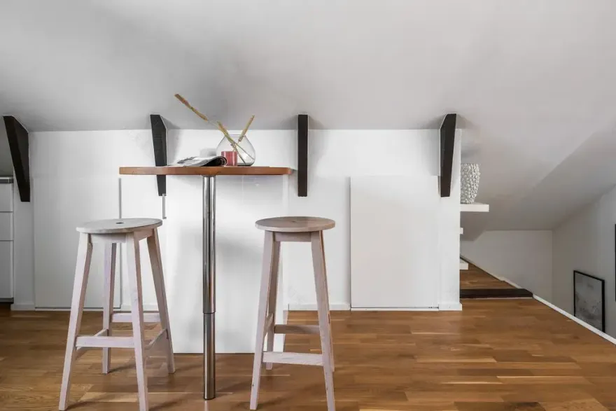 瑞典哥德堡 40m2 现代风格大阁楼工作室-9