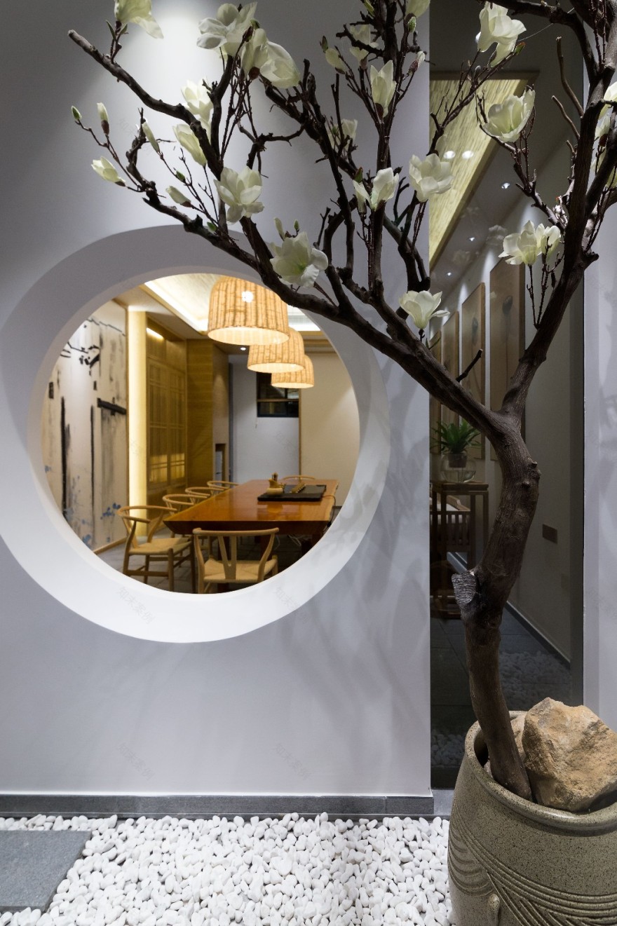 水墨江南韵 · 金墨斗装饰茶室设计-6