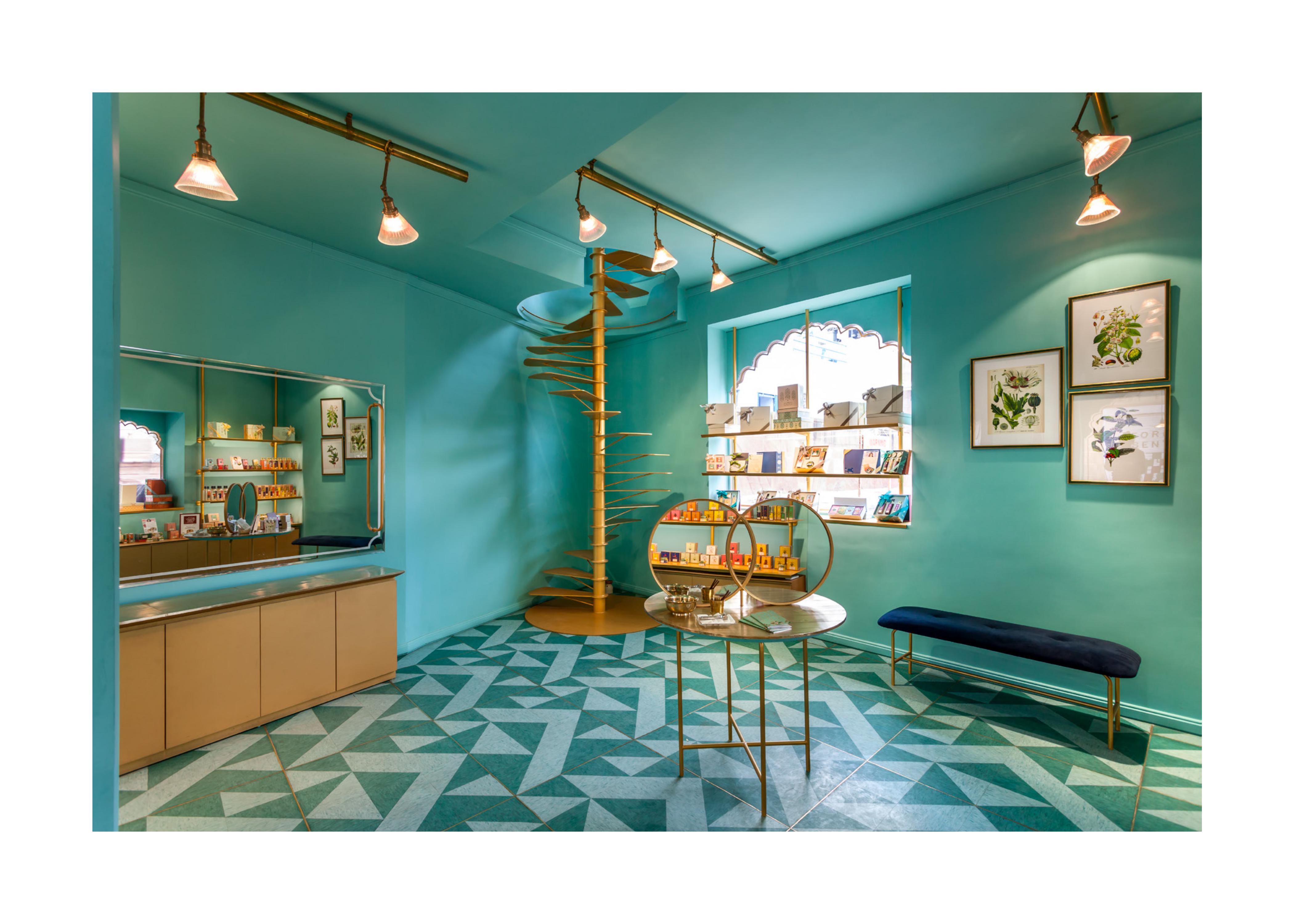 "JDH Urban Regeneration 项目 | Forest Essentials 零售店,艺术装饰与传统元素的完美结合"-24