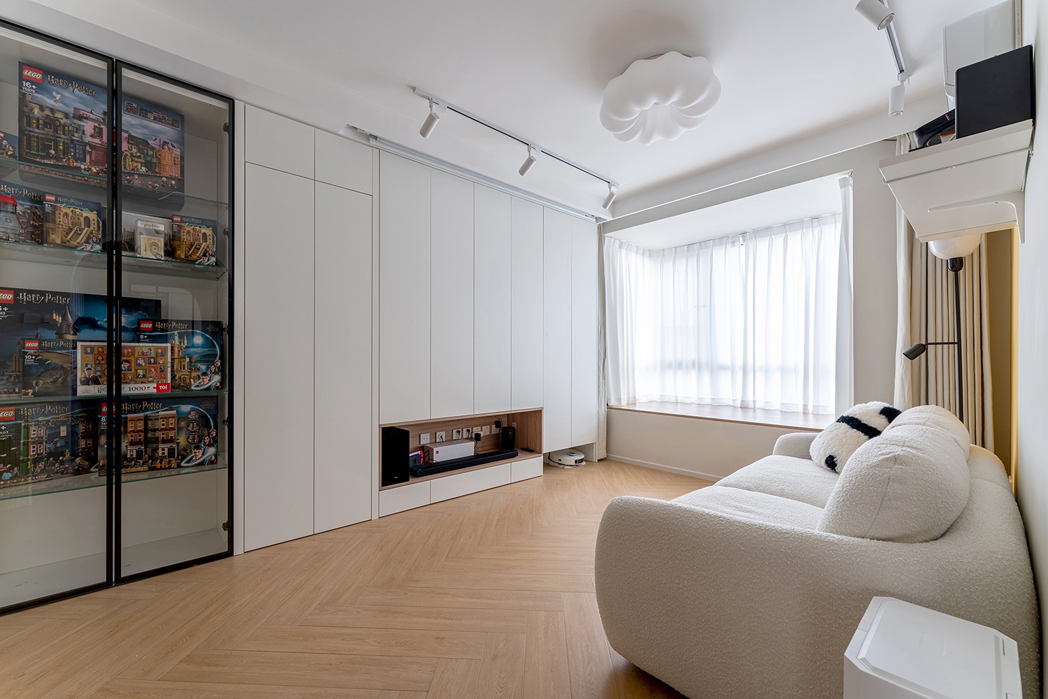 70㎡柠檬黄+墨绿奶油风甜蜜双人居丨中国北京丨久栖设计-9