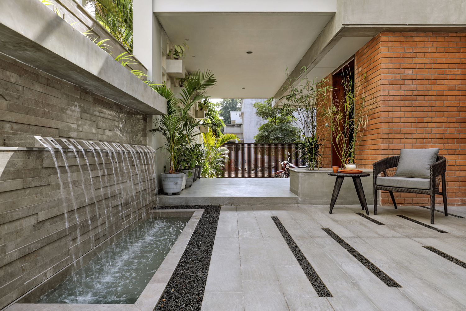 绿意盎然的四口之家——印度 Box House-26