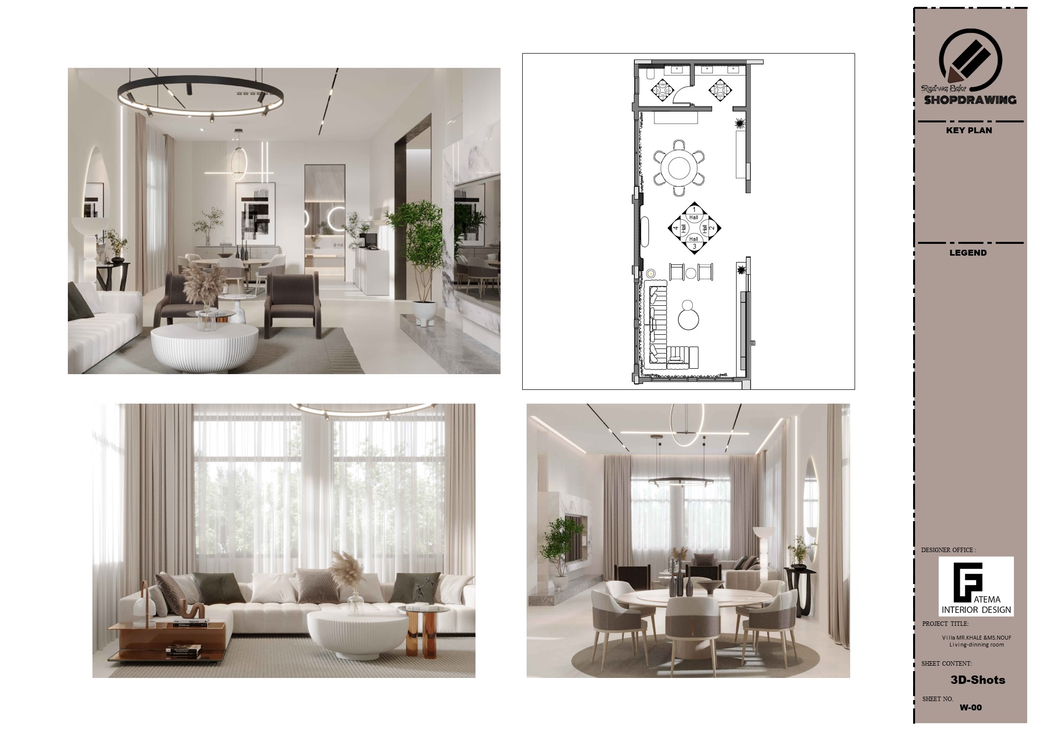 Shop Drawing For Living and Dining-4