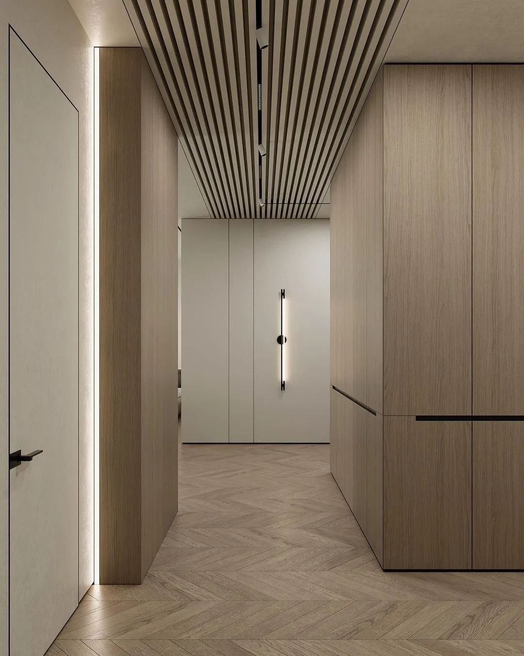 奶油色调的现代空间设计丨俄罗斯圣彼得堡丨DE&DE Studio-3