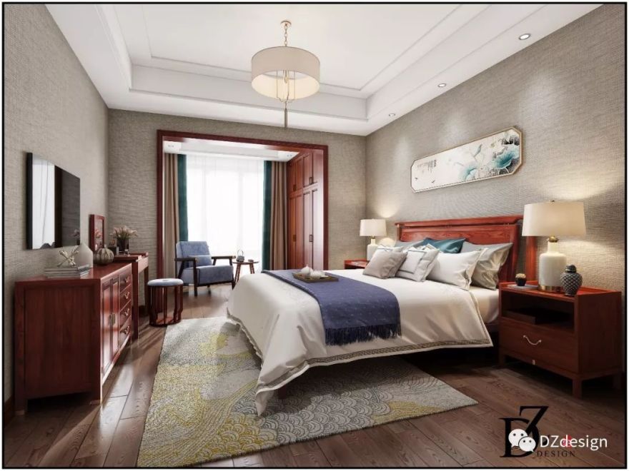 新中式家居设计 | 雅物韵意,清气两相宜-42