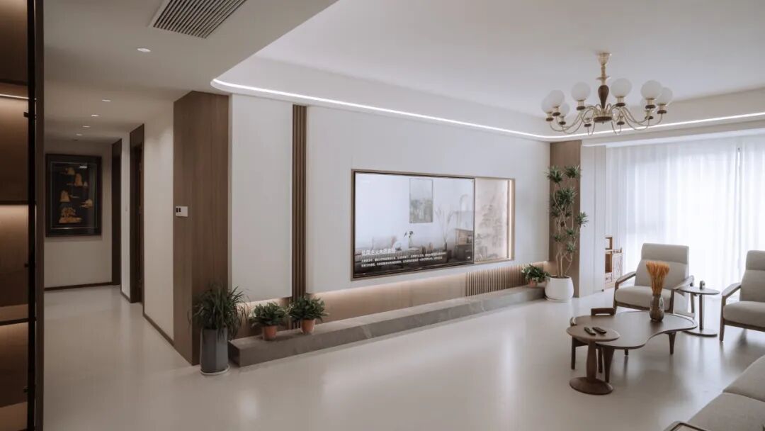 【知音实景】美的国宾府154㎡宋式美学风落地效果-15