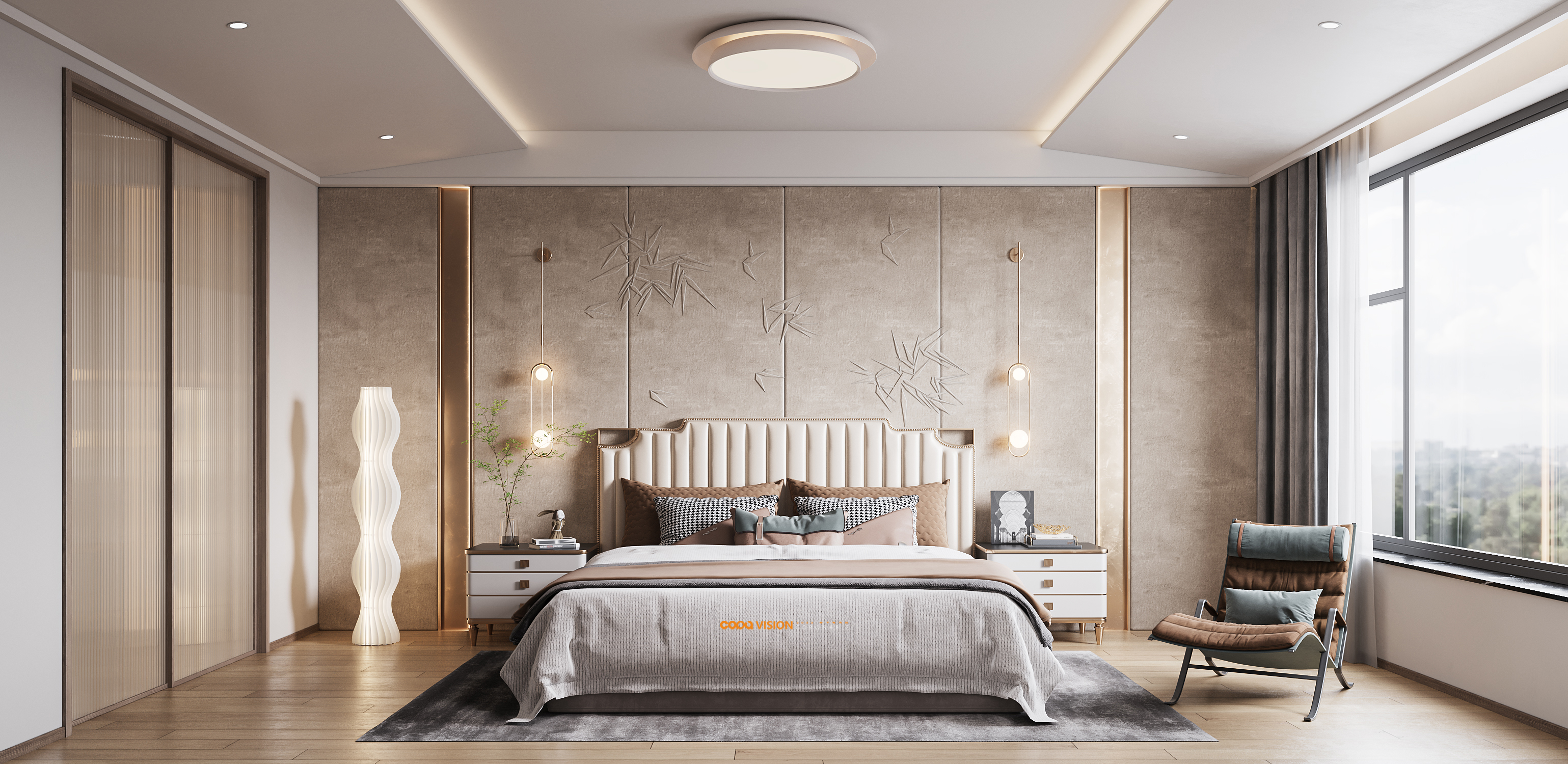 靠背视觉 2022 年中下旬家装效果图表现作品-66