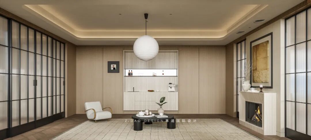 尊道新作|合肥『文一·塘溪津门』1000㎡折衷主义别墅，专治豪宅审美疲劳。-275