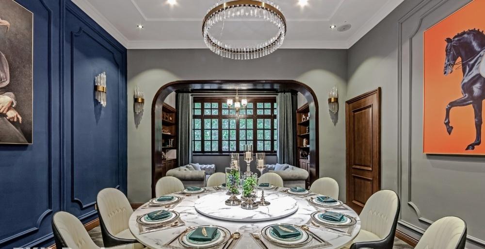 老洋房里的艺术盛宴——现代轻奢与古典韵味的完美融合-32