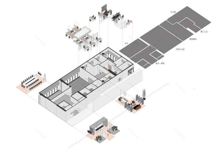 中国老年大学协会办公室设计-5