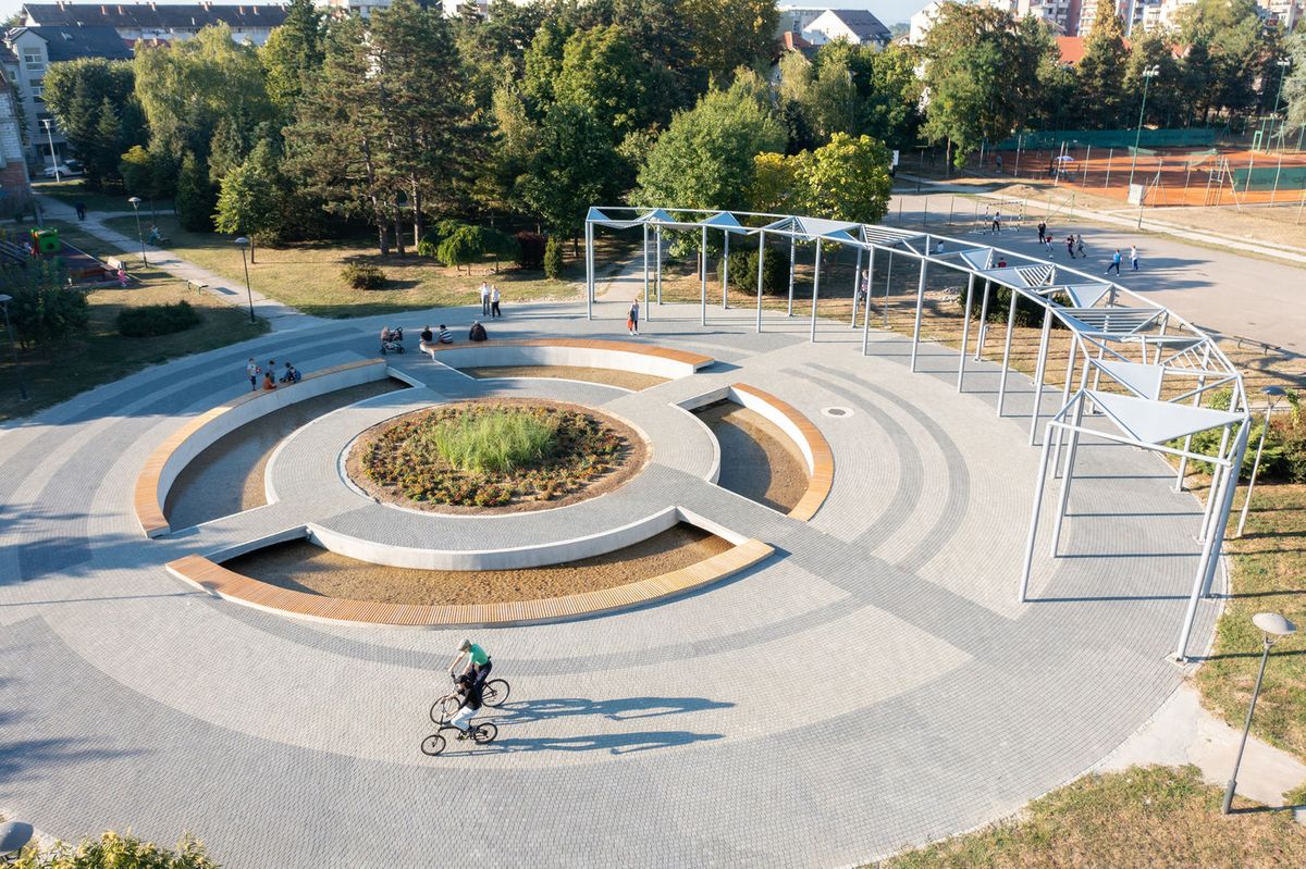 Šapcu大公园带喷泉广场项目丨MZ Studio-6