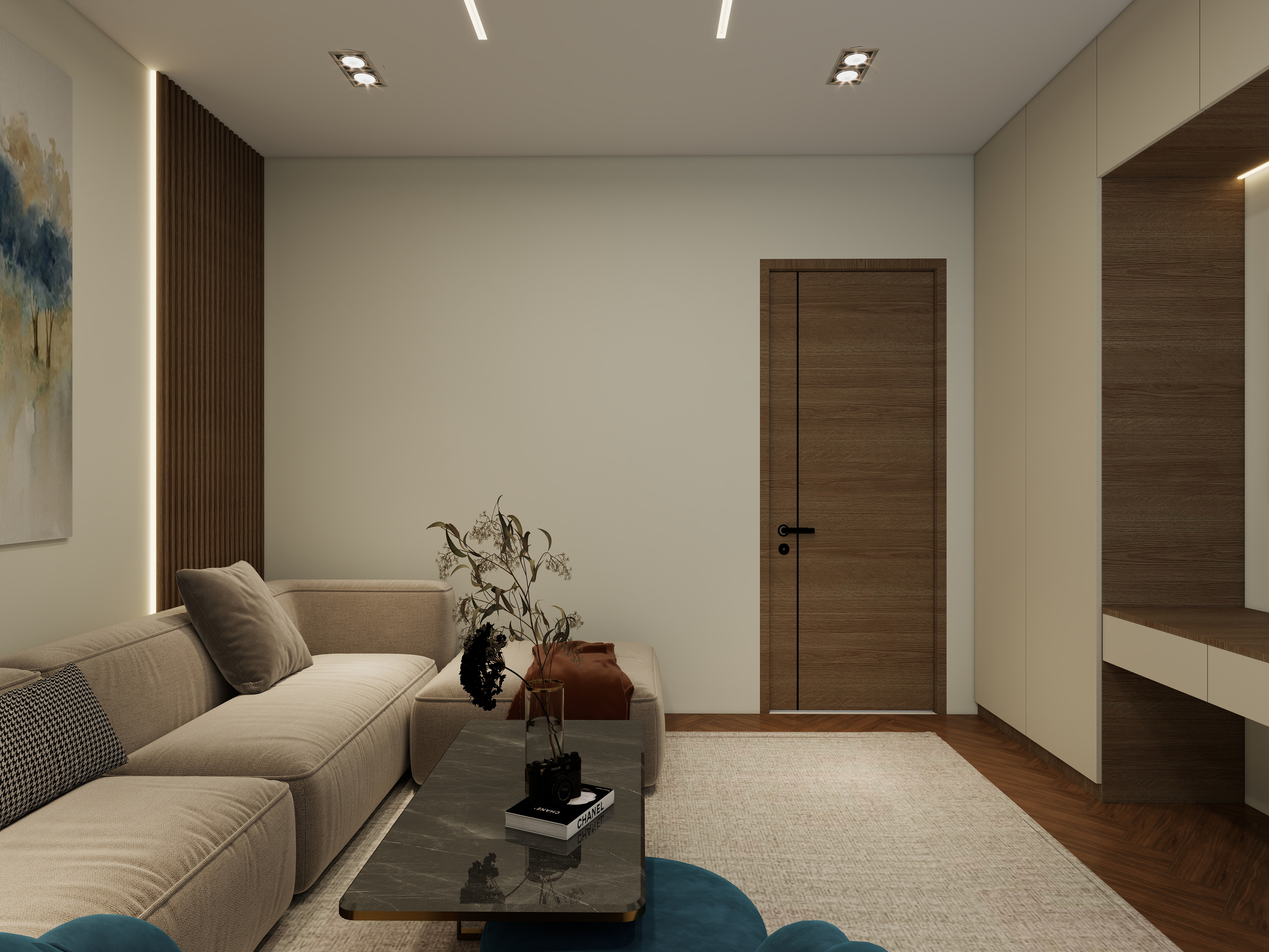 Calm & Cozy: Contemporary Living Space Design-3