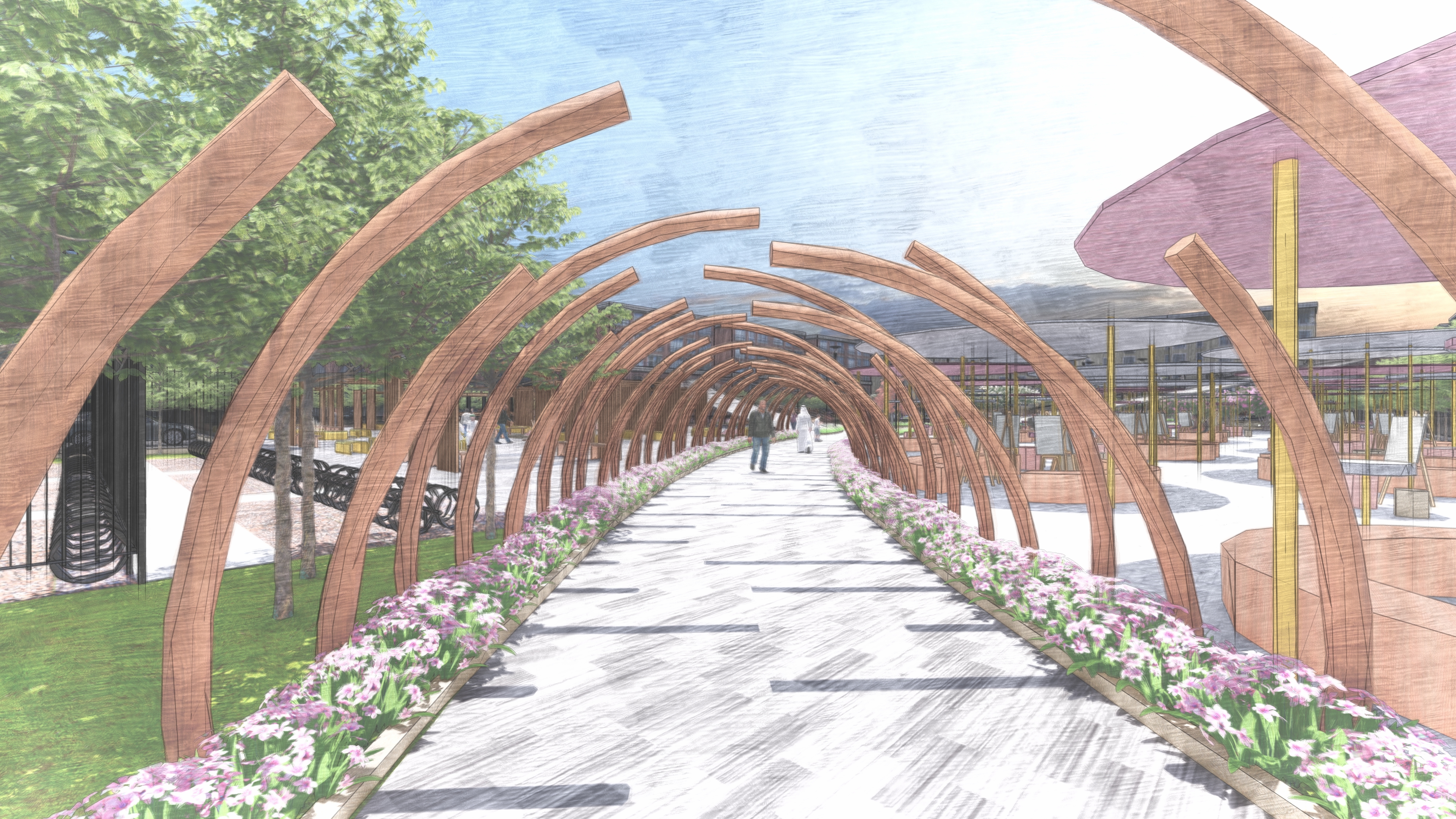 leqaa 广场，景观项目-6