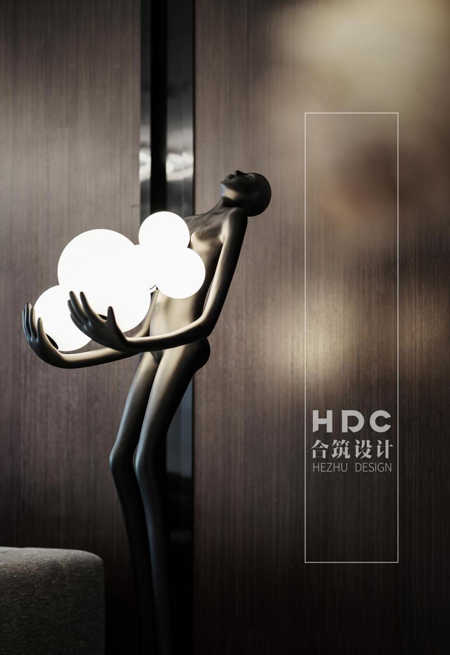 美的广场极简大平层设计-32