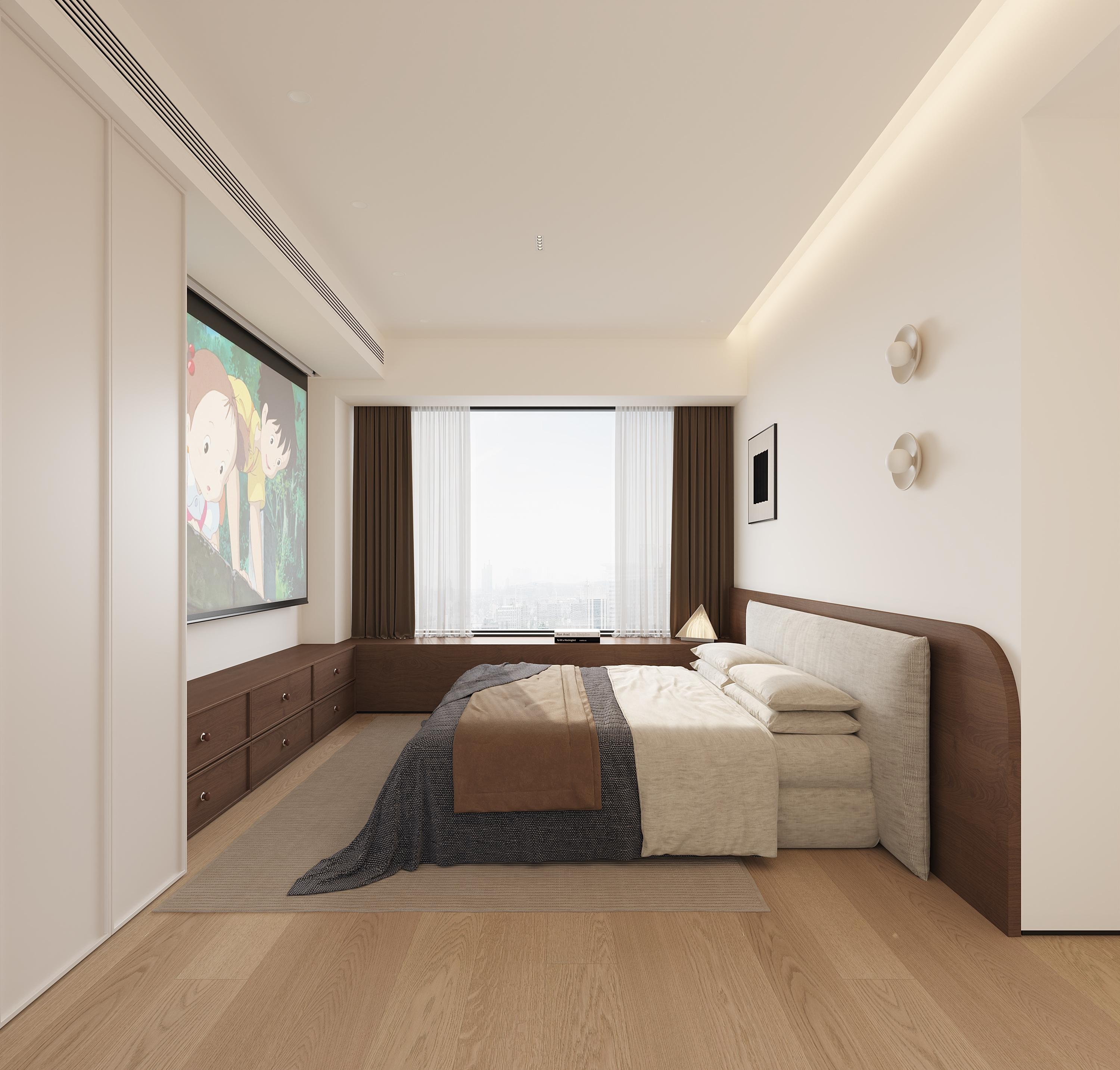 广州万科城市之光-中古风样板房设计-19