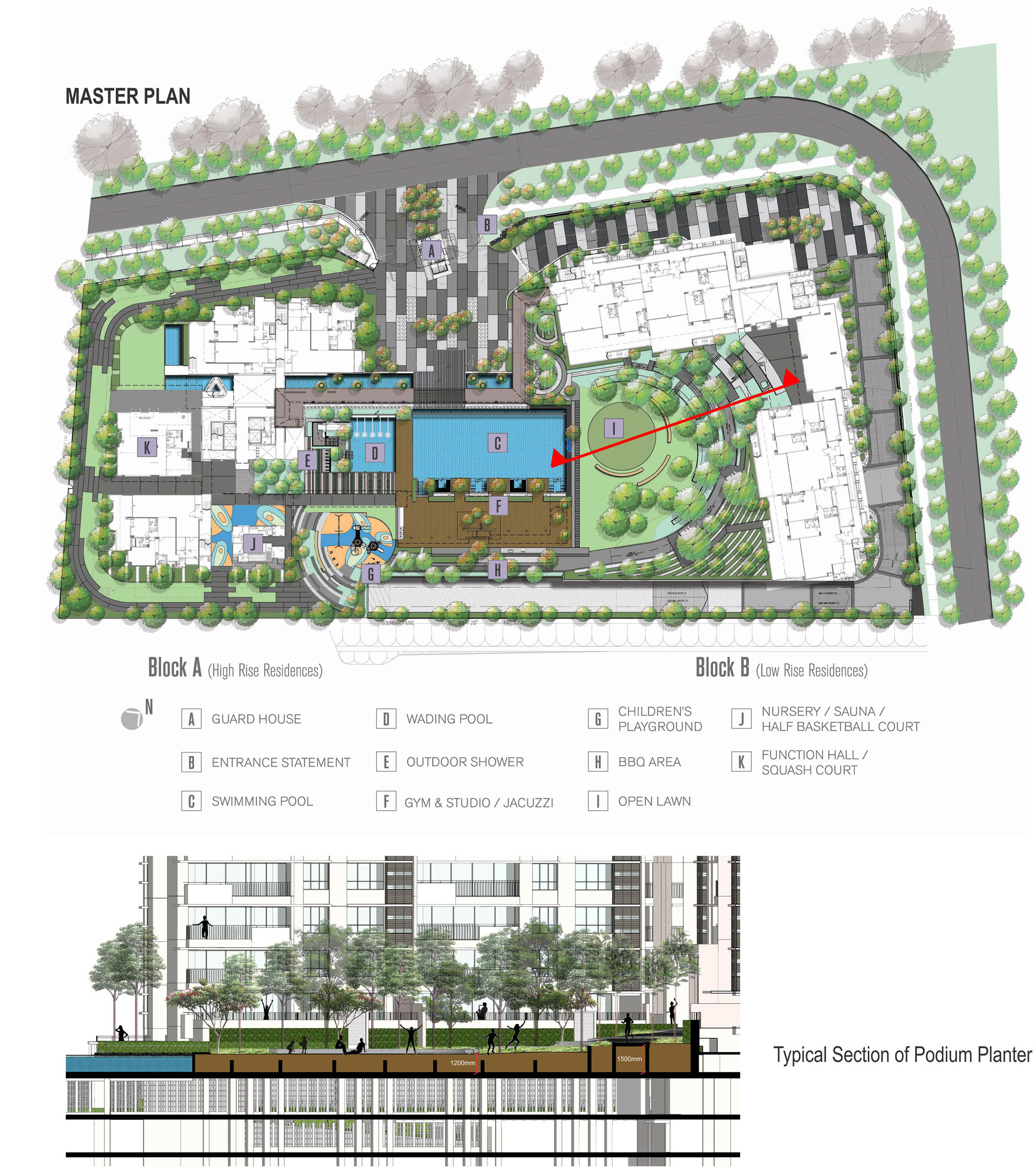 吉隆坡森林秘境——Azelia 住宅景观设计-16