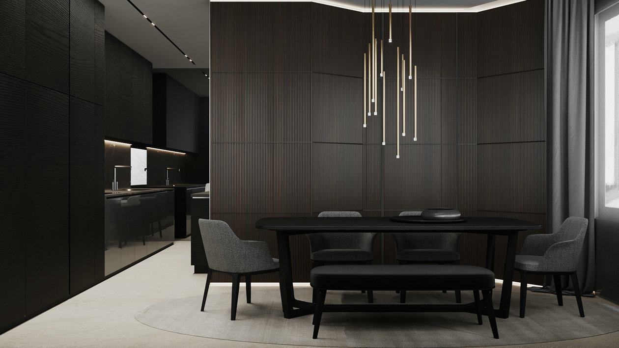 深色系公寓设计-8