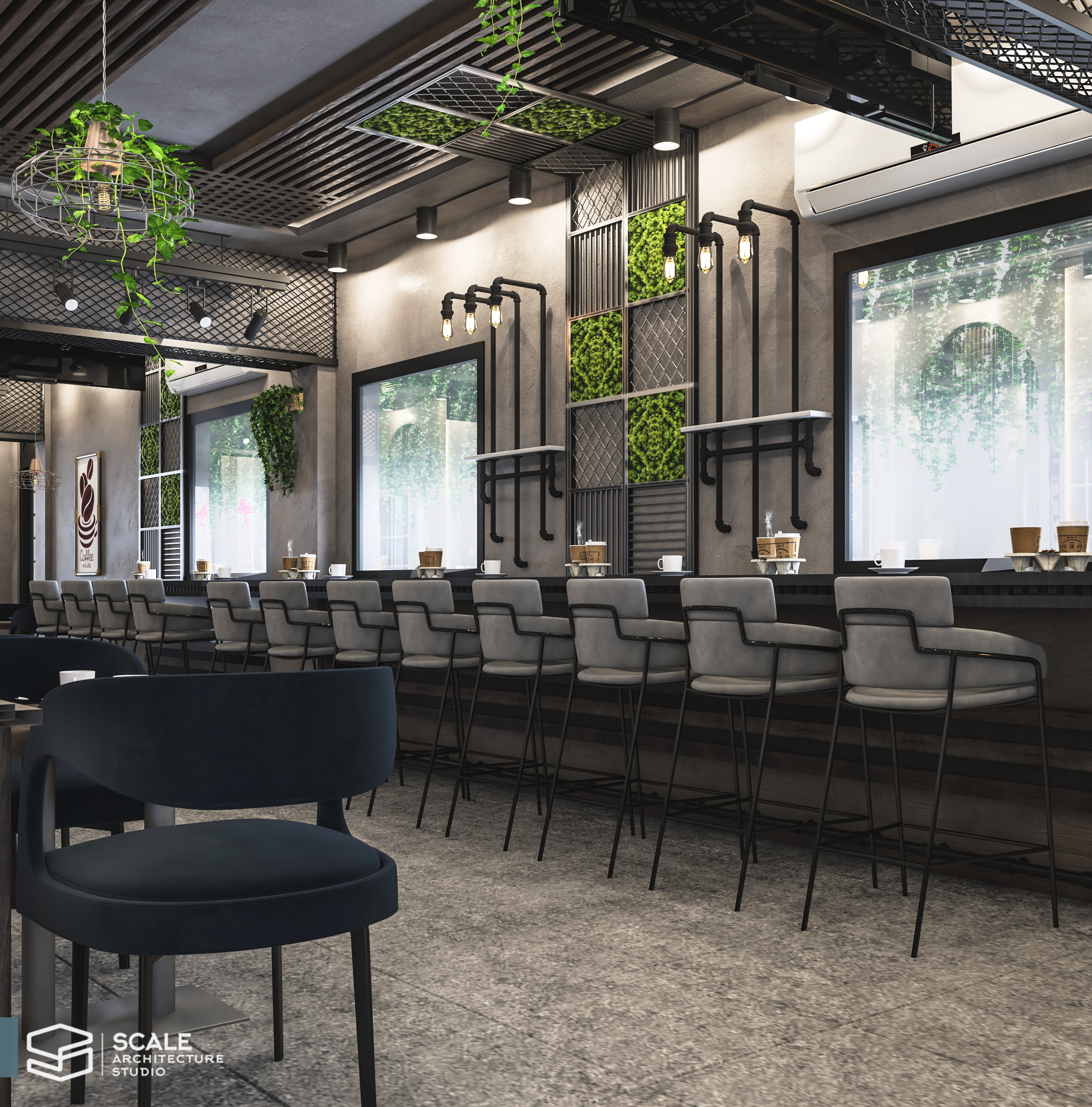 BIGWIG CAFE 室内设计丨Scale Architecture studio office-8