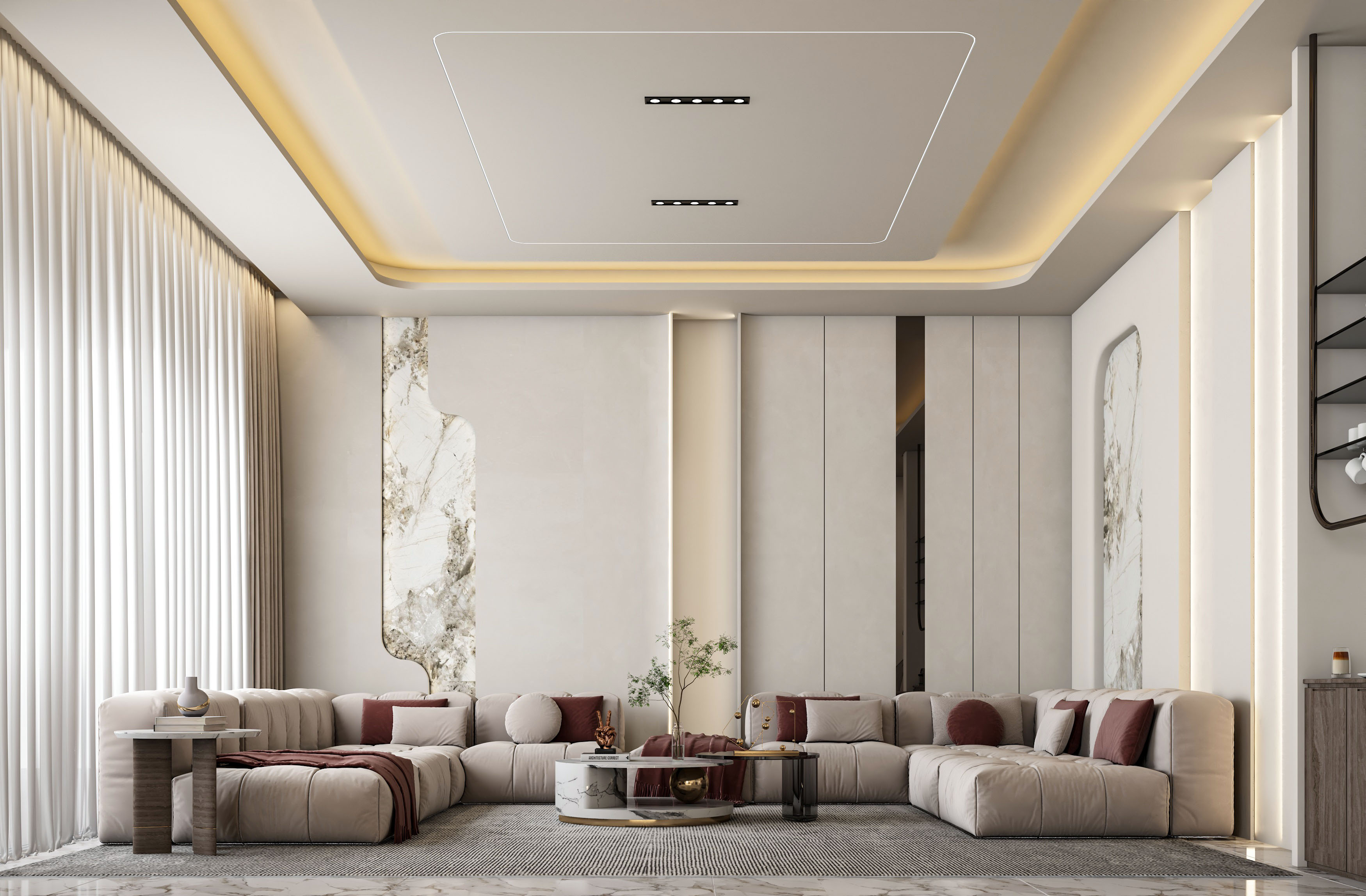 living room design located in kuwait-1