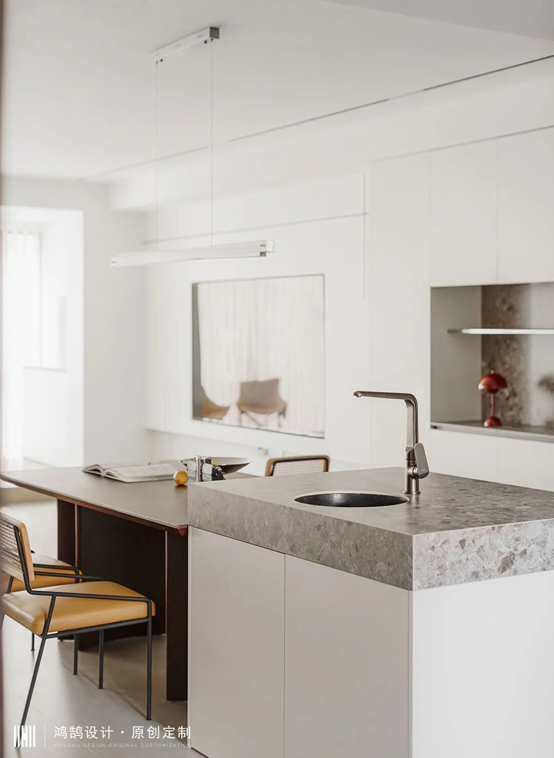 160㎡轻盈体量化空间，穿插设计手法，极致的简约-40