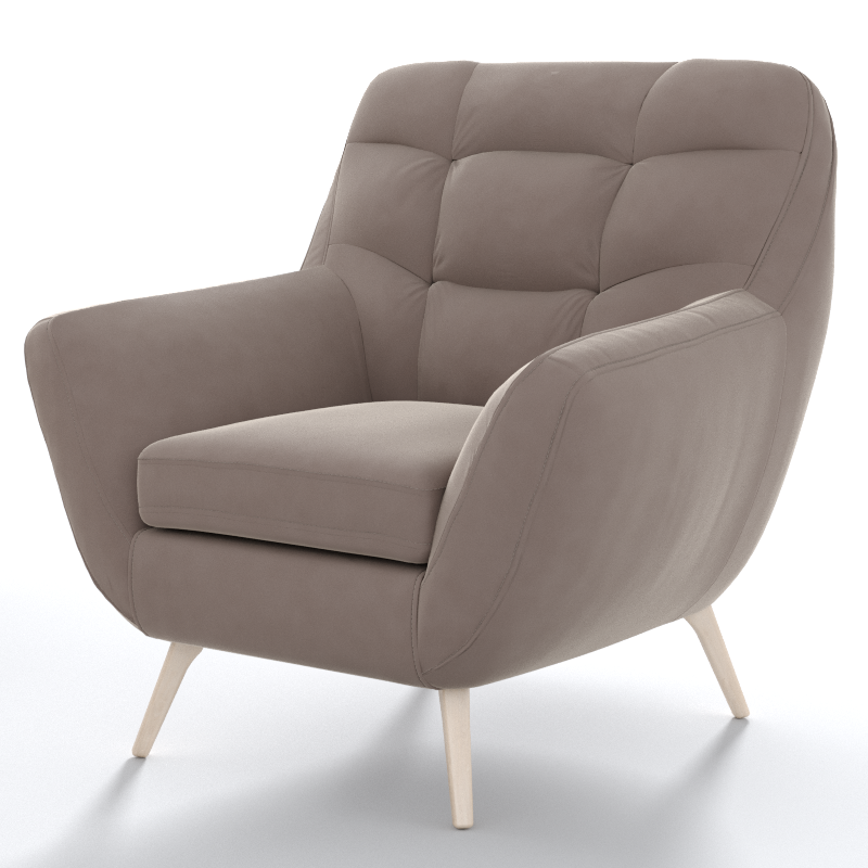 Project 3D Modeling & Visualization: sofa Otto-3