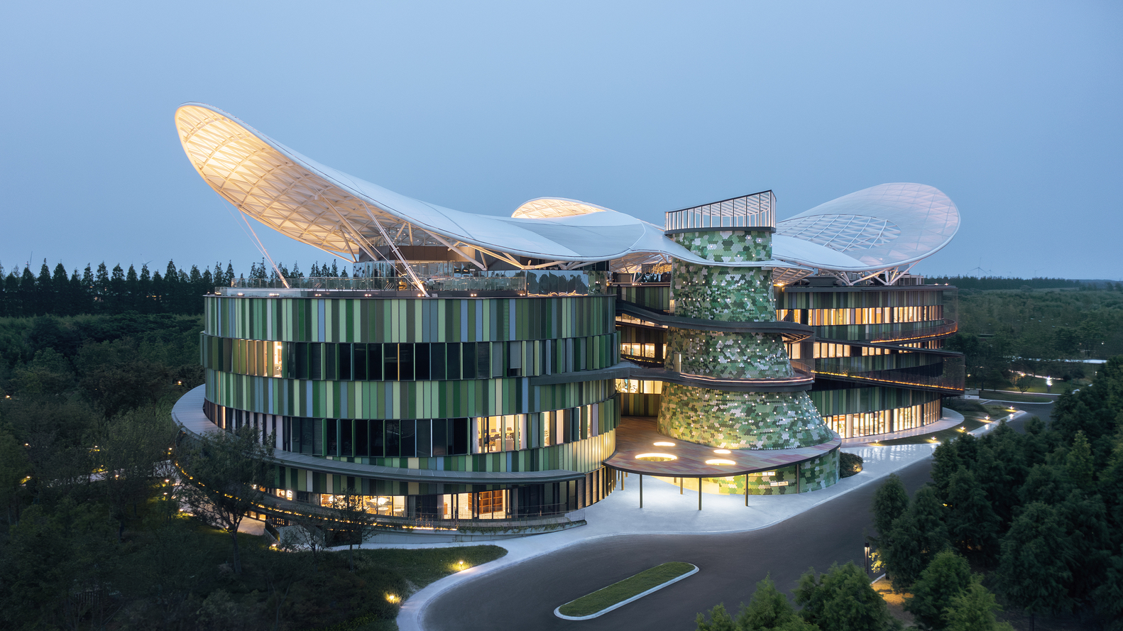 江苏黄海海滨国家森林公园的非常规会议中心丨中国江苏丨清华大学建筑设计研究院,素朴建筑工作室-4