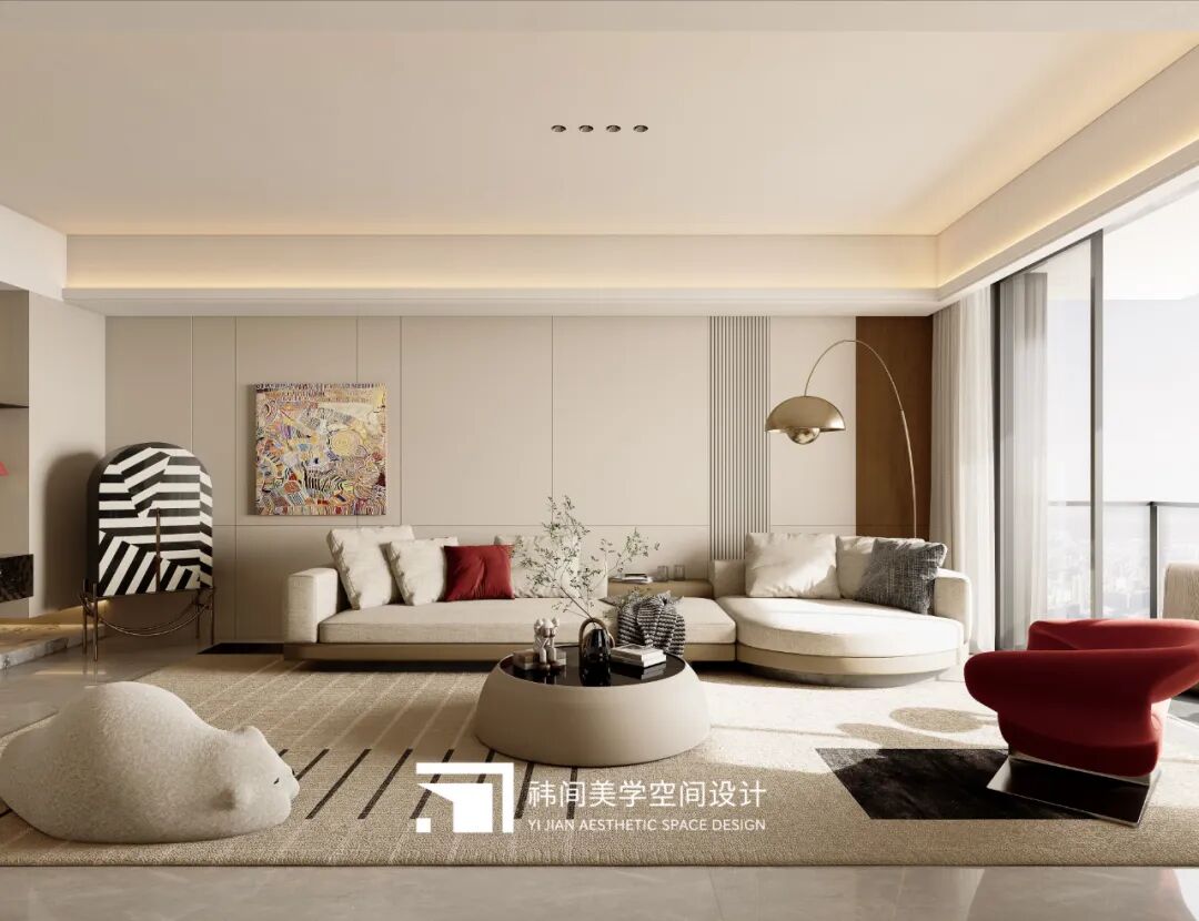 滨江凯旋门220㎡当空无一物遇见温柔设计-0