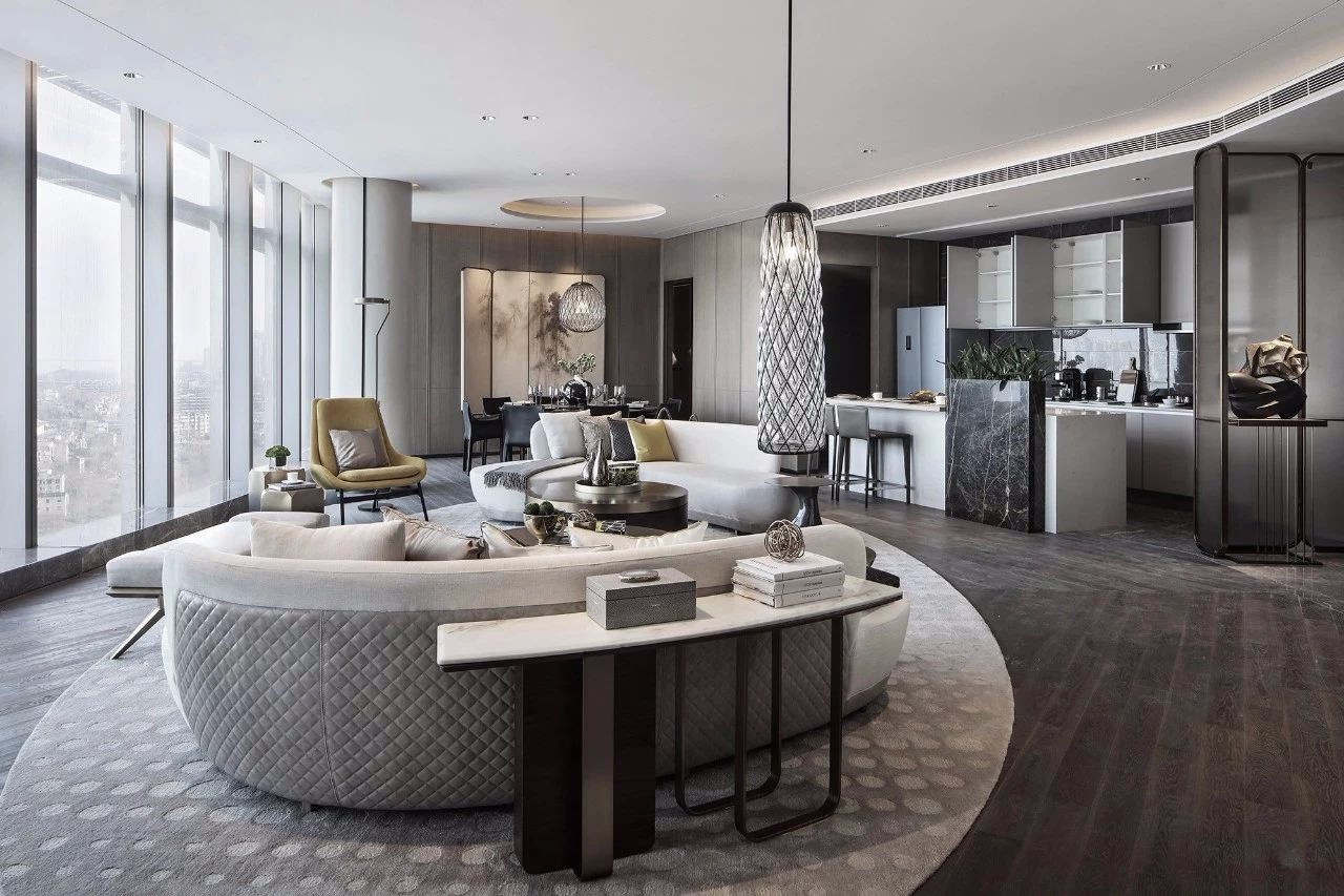 武汉绿地中心「云端总裁公馆」——古典与现代的完美融合-18