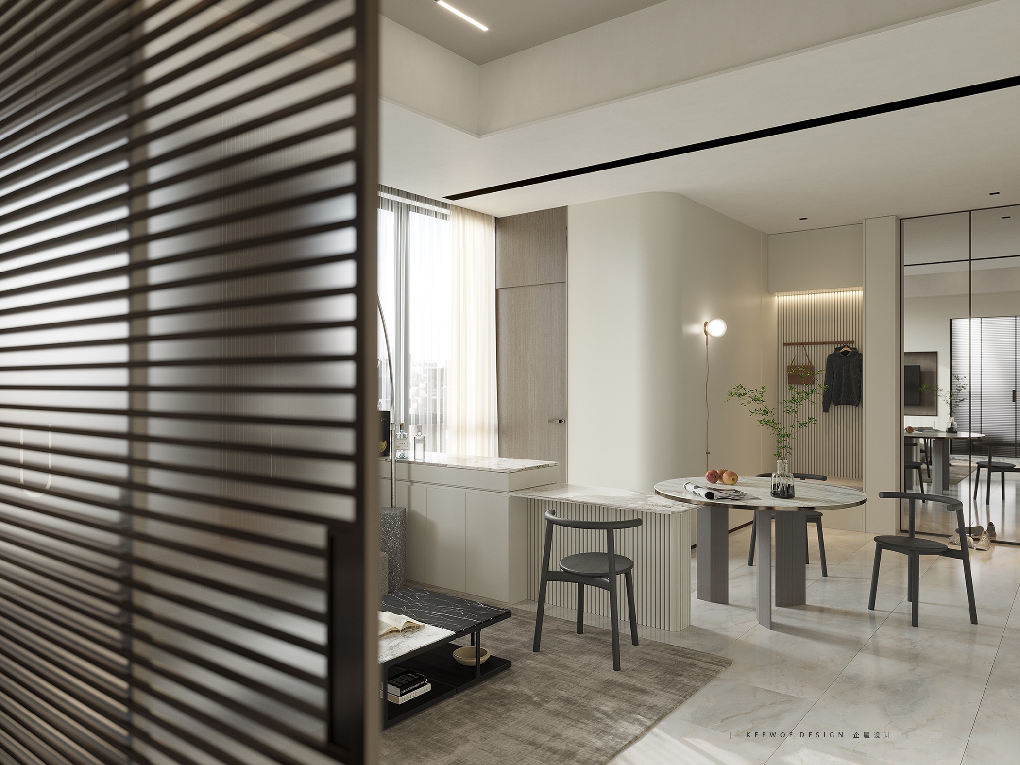 简约舒适，品质生活的平层企屋设计案例-6