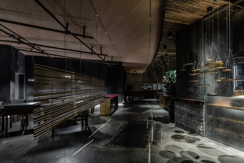 蜀地文化水墨韵味的餐厅空间设计-10