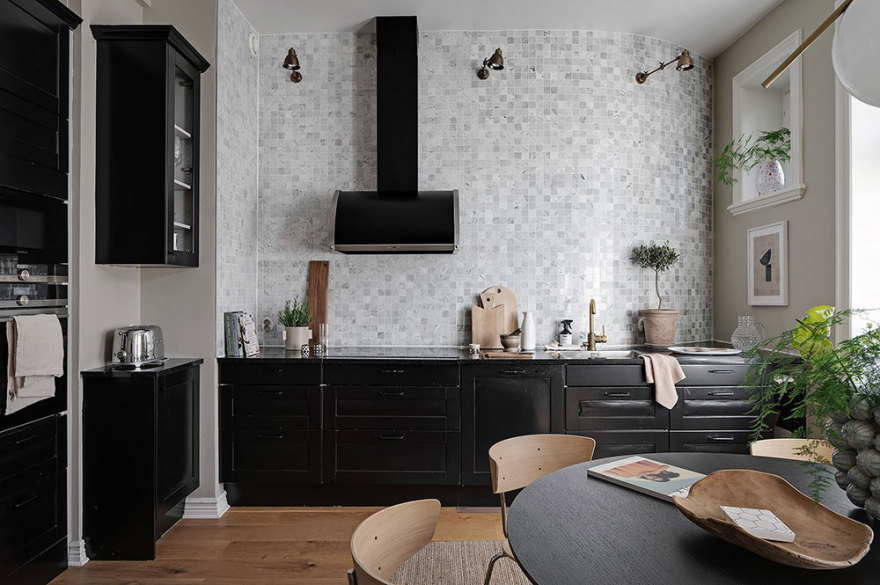 瑞典哥德堡 99 平米粉色沙发公寓设计-18