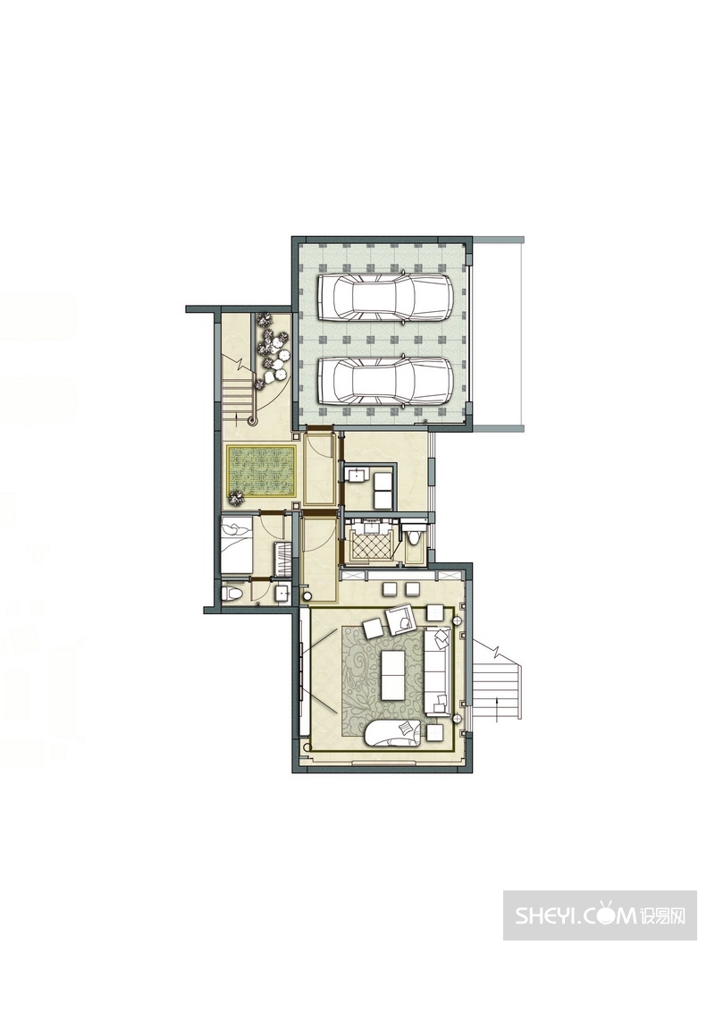 九江映日荷花—样板房设计-22