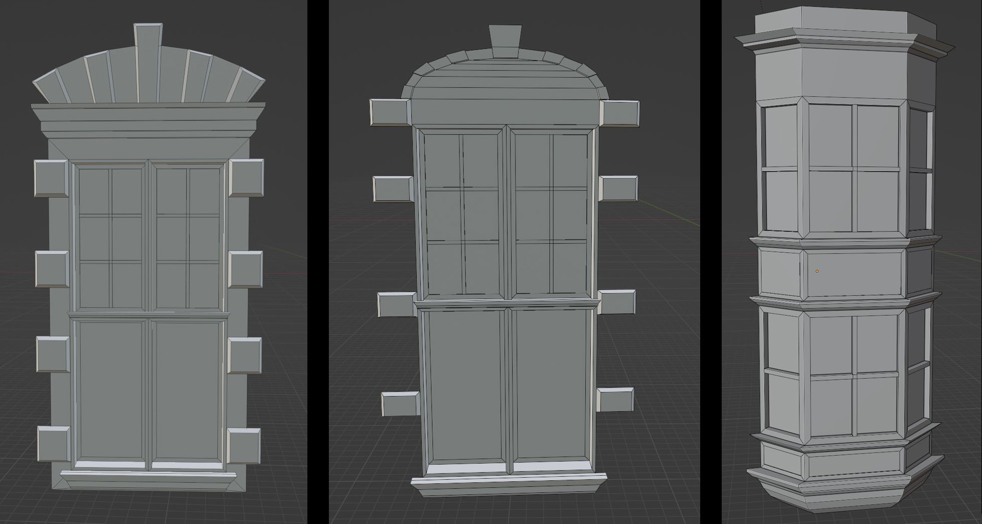 Low poly arch model（低多边形拱门模型）项目-11