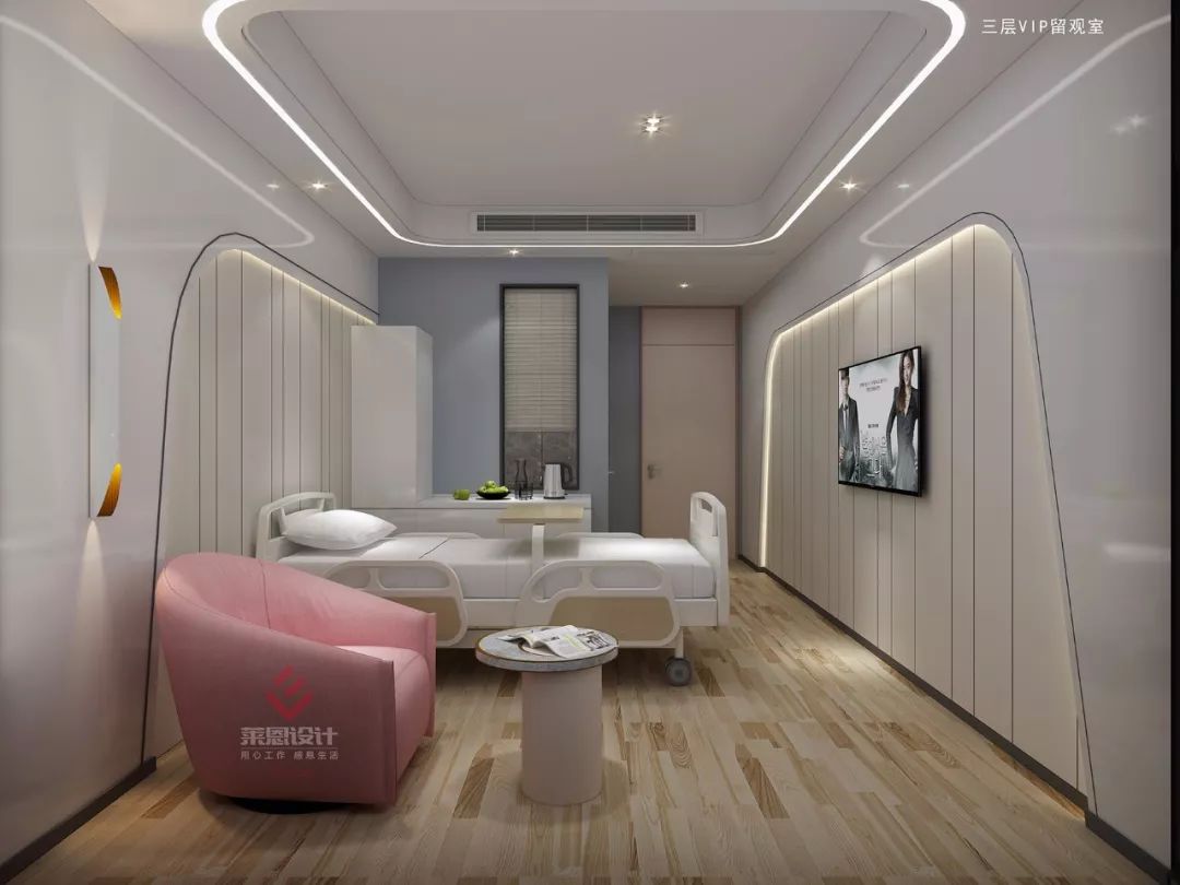 梦幻粉蓝,上海医疗美容医院设计诠释女性美-52