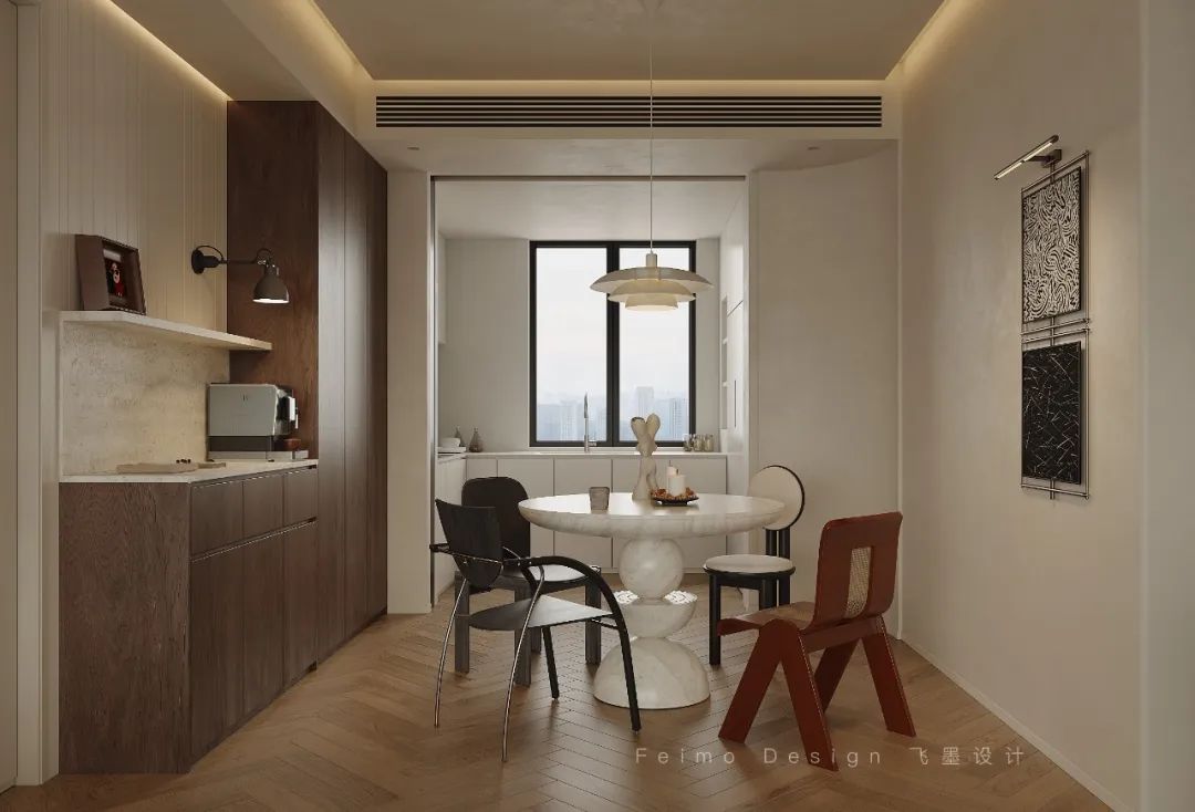 合肥150㎡中古风婚房设计丨中国合肥丨安徽飞墨设计组-28