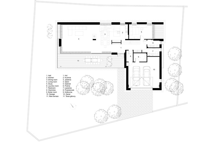 波兰 Konstancin-Jeziorna L 形节能住宅-20