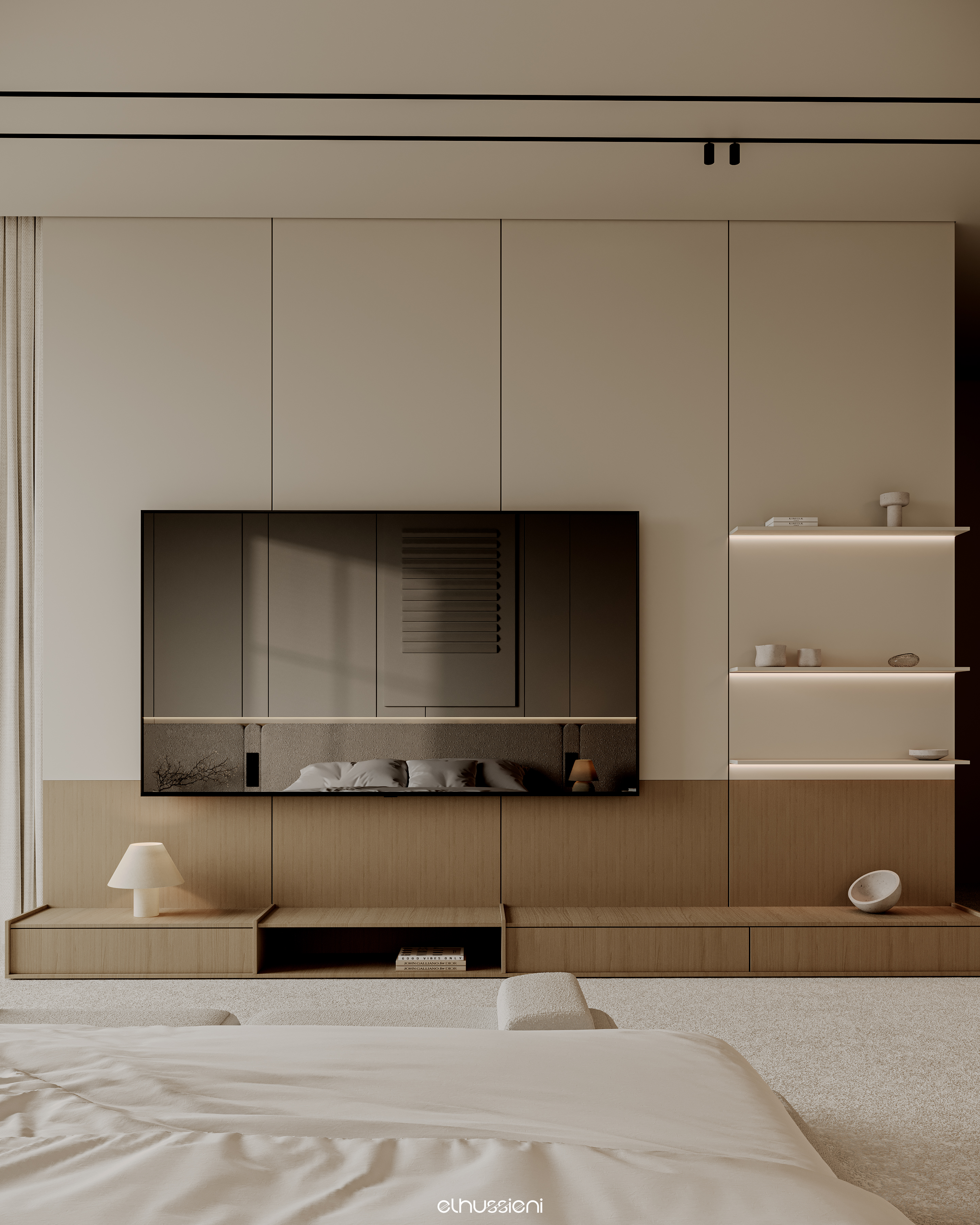 卧室设计丨Mohamed.elhussien.designs-12