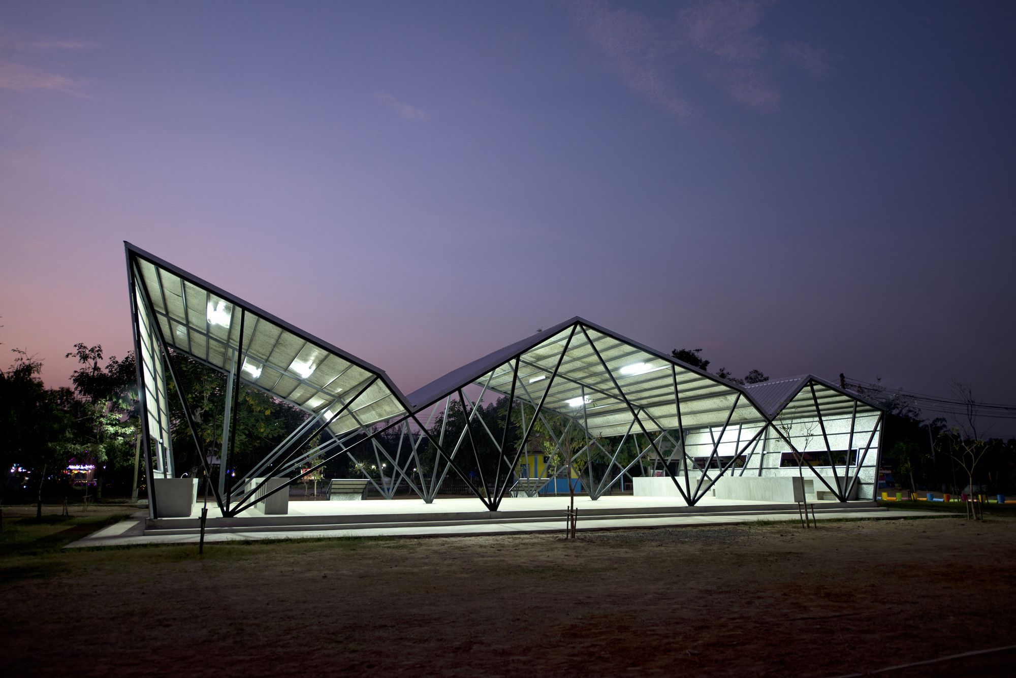 泰国农村社区学校食堂的环保设计-12