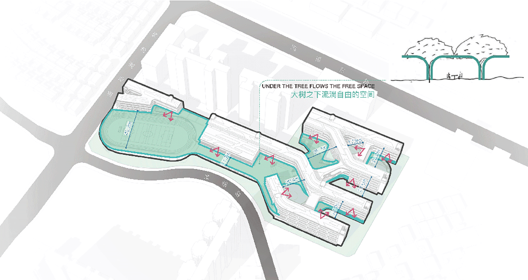 华中师范大学东莞东城学校景观设计丨中国东莞丨里表都会(北京)规划设计咨询有限公司-4