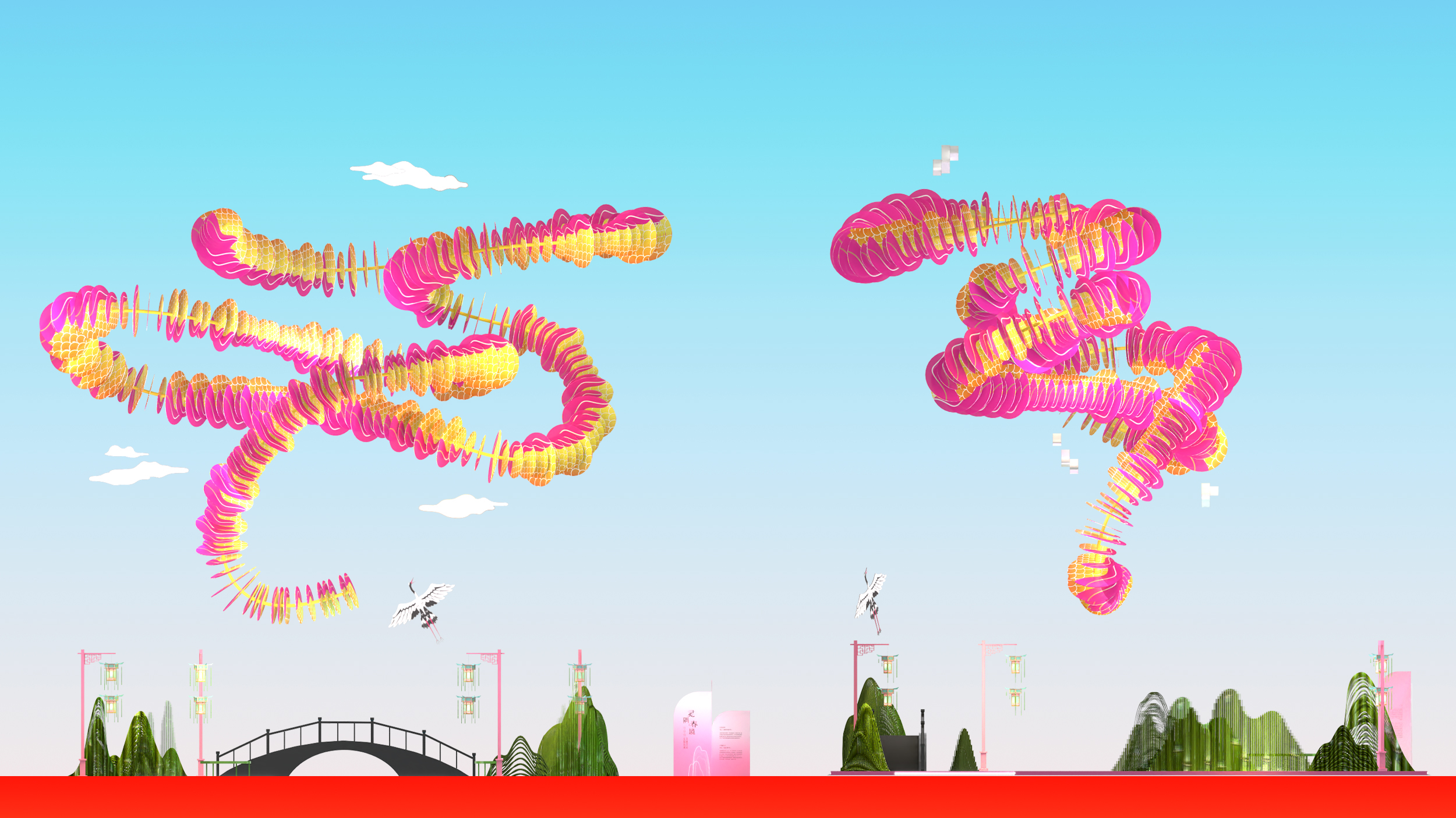 新春美陈-灵隅春境-1