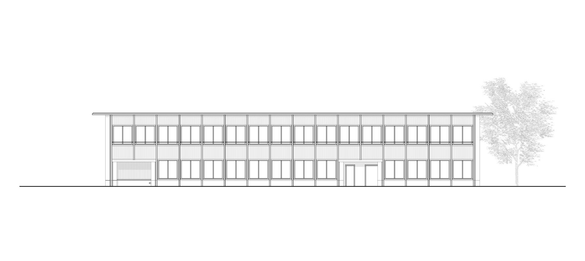 瑞士 Bazenheid 小学教育建筑，灵活教学空间与自然主题户外设施-28