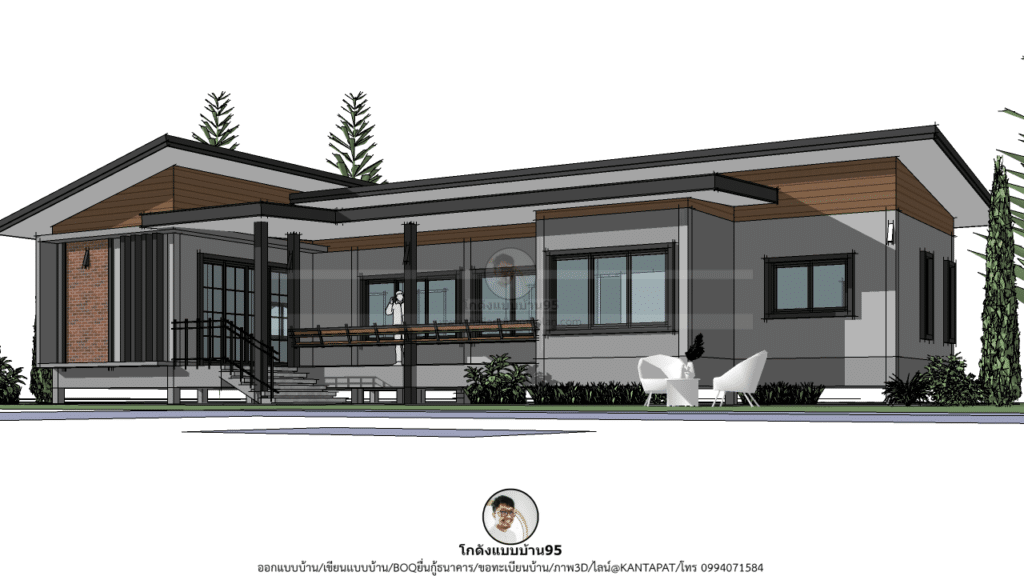 P  2403单层现代工业风底层架空住宅设计丨KODANG BAAB BAAN 95（推测为网站相关主体）-19