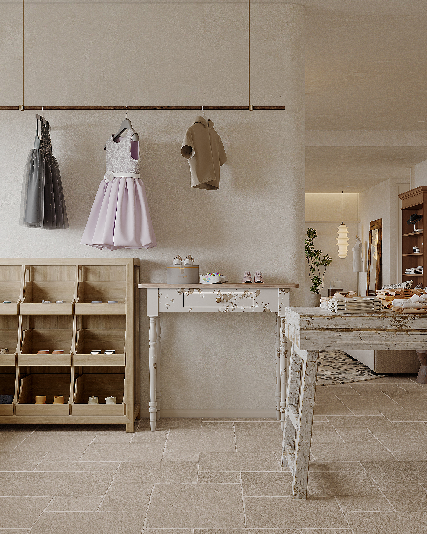 Vike表现新作  轻法式乡村服装工作室丨末舍设计-3