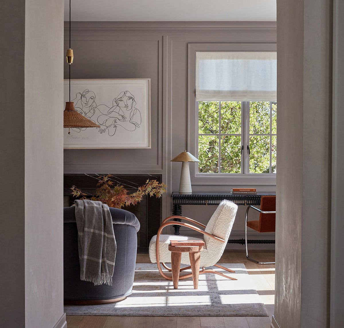 加利福尼亚一座乡村住宅设计中天然材料的优雅-1