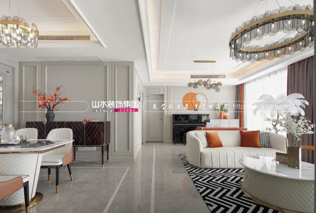 300 平复式住宅的橙蓝碰撞-12