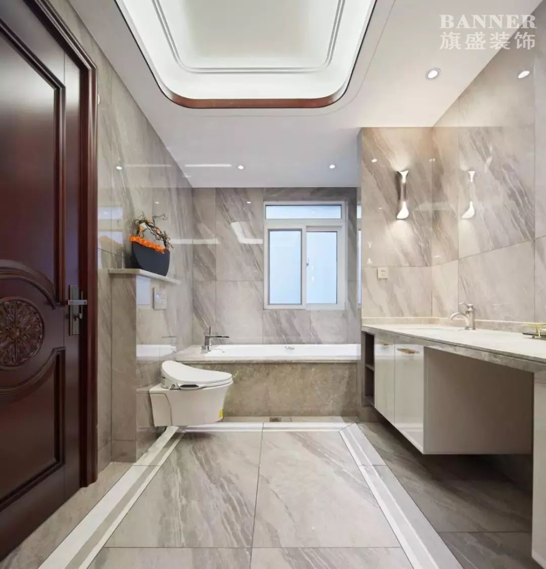 新中式家装典范 | 西安海德堡 310㎡空间设计-95