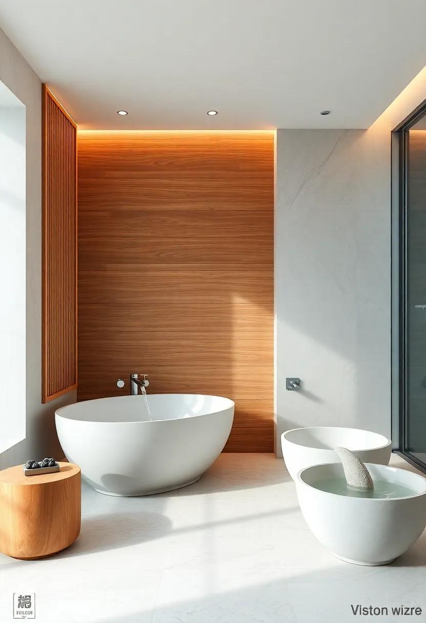 设计带天然木质元素的禅意浴室-131